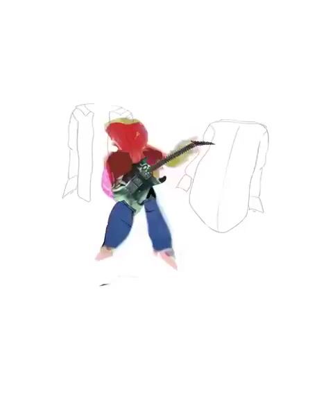 Doves in White Stripes music video style