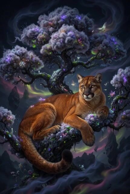 Enchanted Forest Cougar Leap