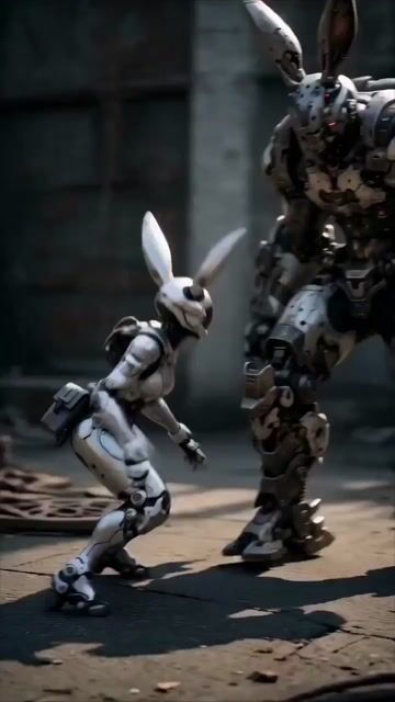 Epic Mecha Rabbit Battle