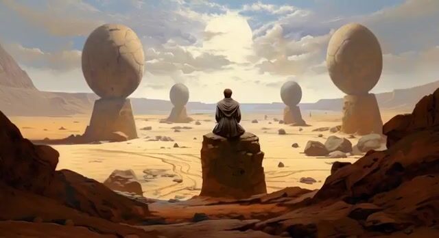 Meditating Jedi Animation