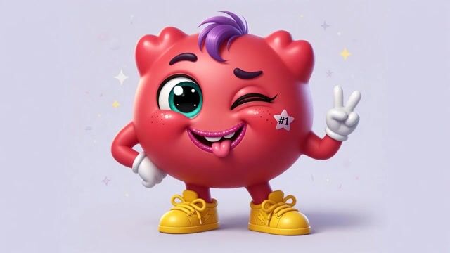 Pixar Style Whimsical Character