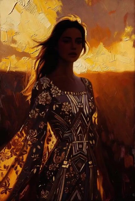 Rococo Oil Painting Portrait Video